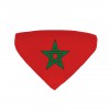 Collier bandana chien drapeau maroc