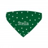 Collier bandana chien Stella vert
