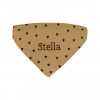 Bandana pour chien personnalisé Stella beige