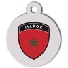 Médaille chien blason Maroc