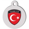 Médaille chien blason Turquie