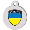 Médaille chien blason Ukraine