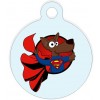 Médaille Superman personnalisée pour chien