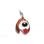 Médaille couleur beagle