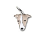 Médaille gravée pour chien greyhound