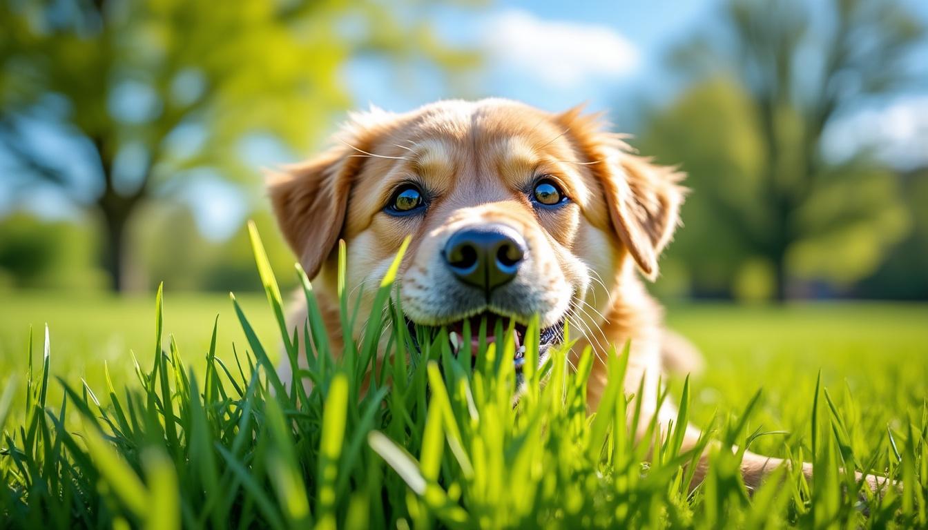 découvrez pourquoi votre chien mange de l'herbe, les raisons possibles et des conseils pour bien comprendre et gérer ce comportement.