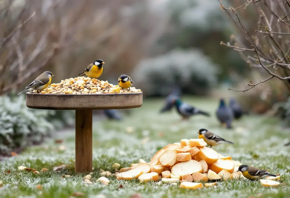 Donner du pain aux oiseaux du jardin : bonne ou mauvaise idée vraiment ?
