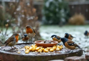 En janvier, ce drôle de reste de repas que les jardiniers britanniques adorent jeter au jardin pour aider les oiseaux
