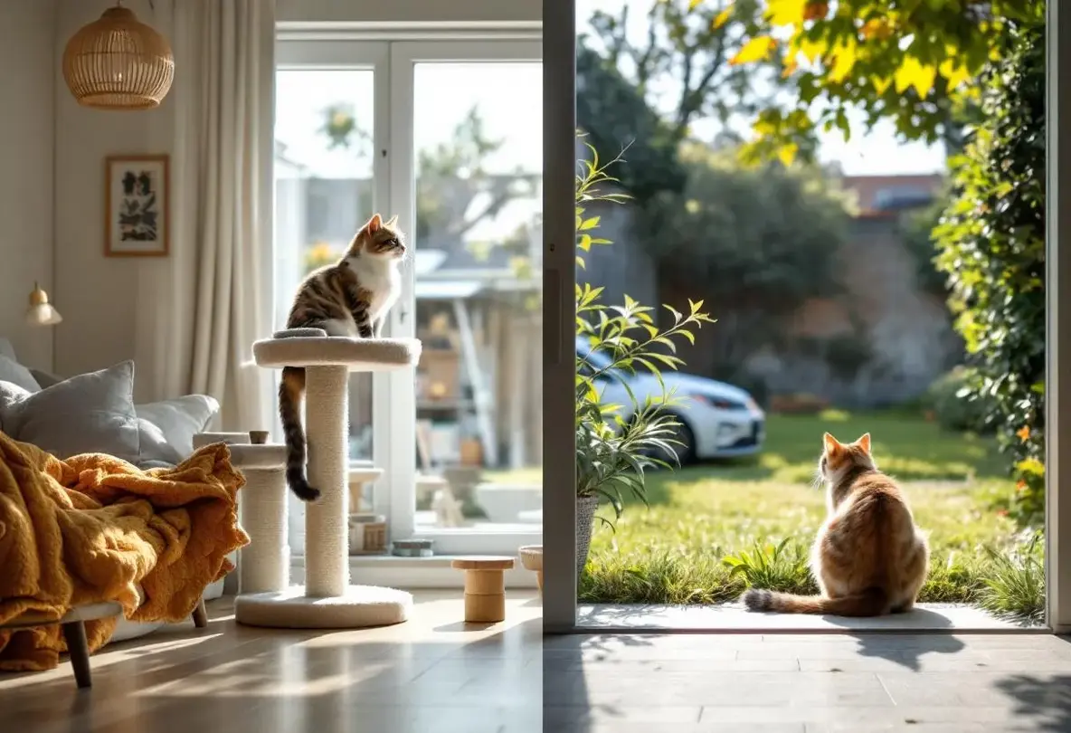 Les vraies différences entre un chat d’intérieur et un chat qui sort dehors