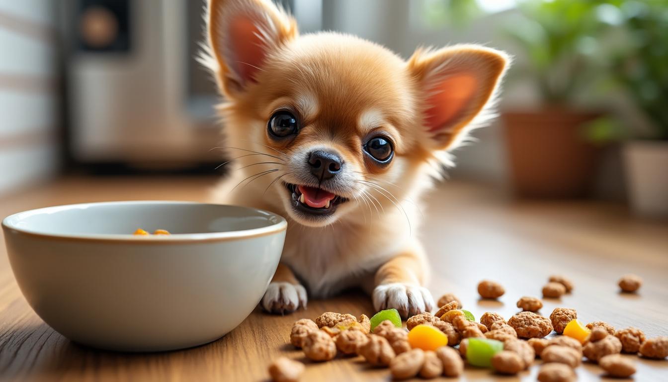 découvrez notre guide complet pour choisir les croquettes idéales pour votre chihuahua, adaptées à ses besoins nutritionnels spécifiques et à sa santé.