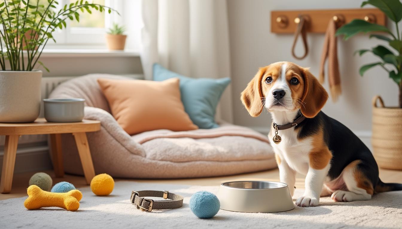 découvrez nos conseils pour bien préparer l’arrivée de votre chiot beagle et offrir à votre nouveau compagnon un accueil chaleureux et adapté.