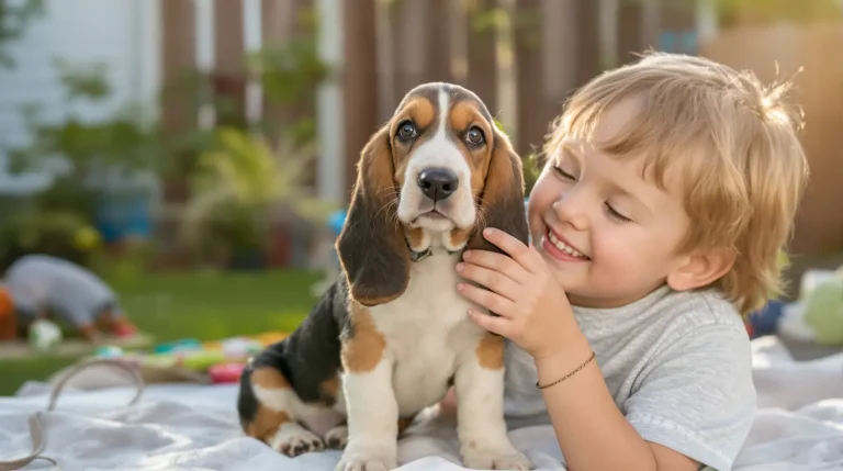 chiot basset basset hound caractère bebe