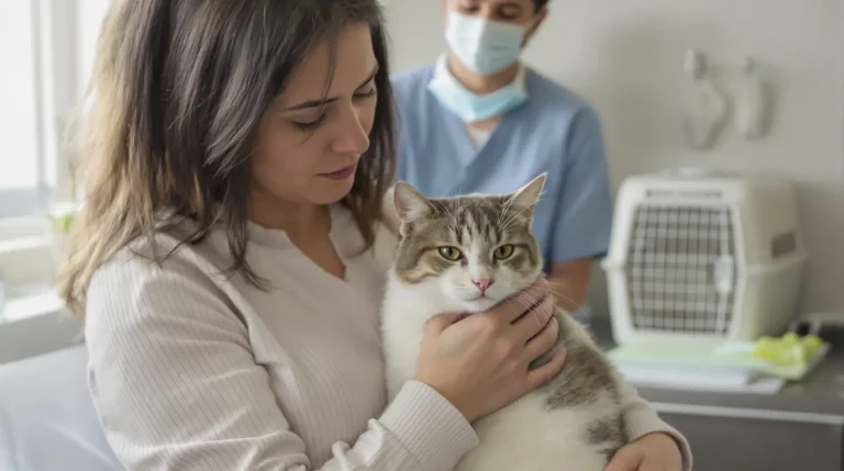 perte de sang chat femelle