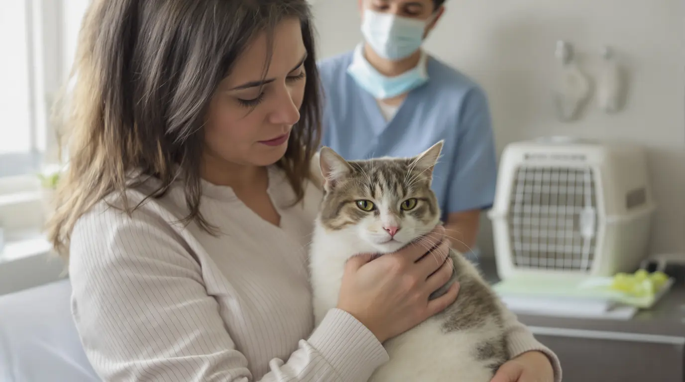 perte de sang chat femelle