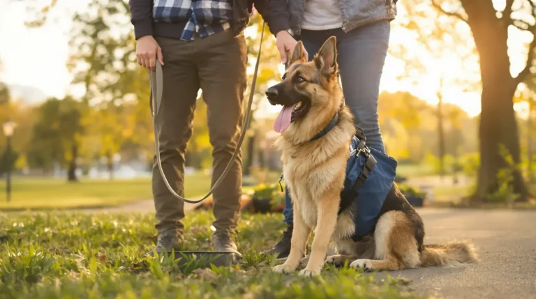 à quel âge un berger allemand se calme