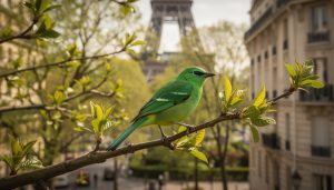 découvrez oiseau vert paris, un havre de nature en plein cœur de la ville, où verdure et sérénité vous attendent pour une pause ressourçante loin du tumulte urbain.