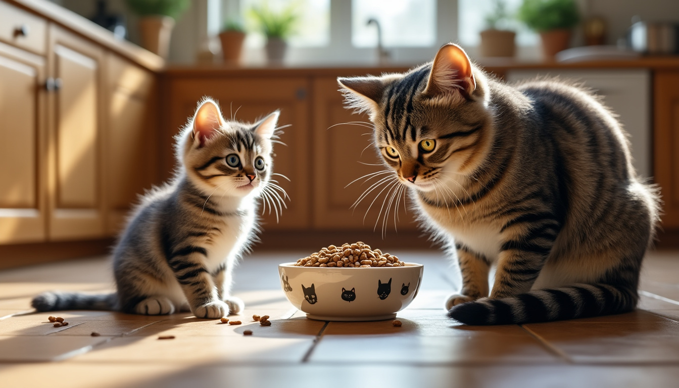 découvrez pourquoi votre chat mange les croquettes du chaton et apprenez des astuces efficaces pour gérer ce comportement et assurer une alimentation équilibrée pour vos deux chats.