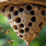 découvrez comment identifier un nid de guêpe maçonne et les méthodes efficaces pour s'en débarrasser en toute sécurité.