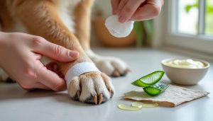découvrez les gestes essentiels à adopter lorsque le coussinet de votre chien est arraché et apprenez des méthodes efficaces pour favoriser sa cicatrisation et sa repousse rapidement.