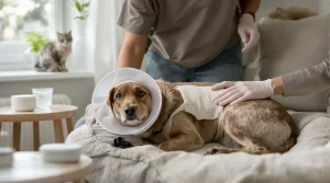 combien de temps un chien se remet d'une opération