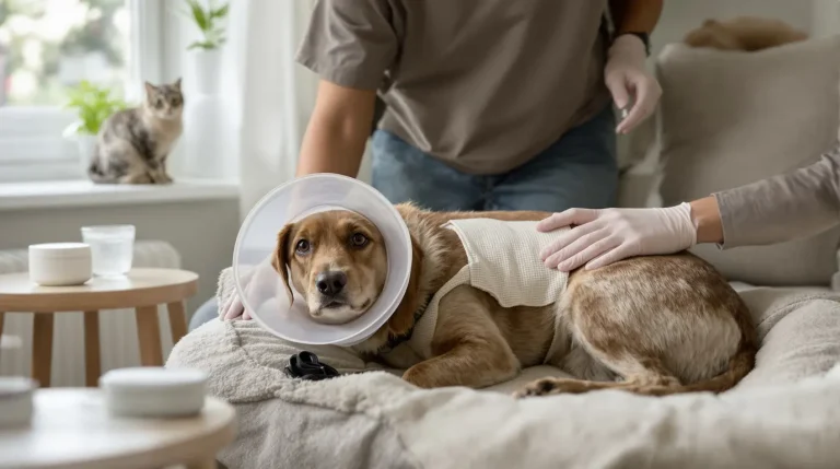 combien de temps un chien se remet d'une opération