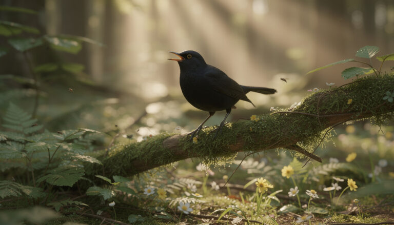 explorez le chant mélodieux du merle noir et découvrez son rôle essentiel dans l'équilibre de la nature.